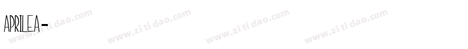 Aprilea字体转换