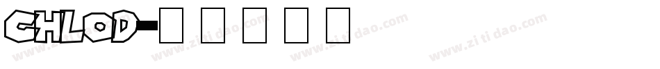 CHLOD字体转换