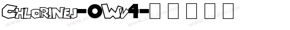 Chlorinej-0Wv4字体转换