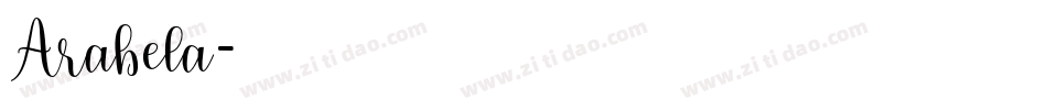 Arabela字体转换