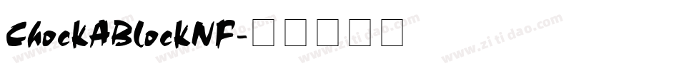 ChockABlockNF字体转换