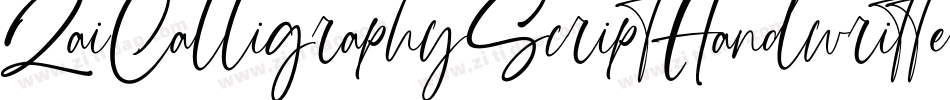 ZaiCalligraphyScriptHandwritten-2OvV3字体转换 ZaiCalligraphyScriptHandwritten-2OvV3字体转换