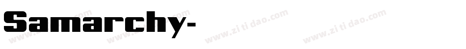Samarchy字体转换