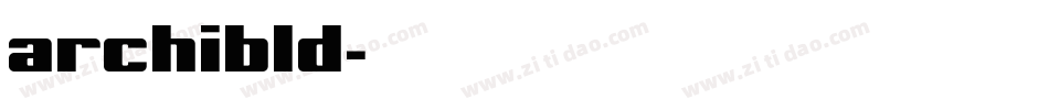 archibld字体转换