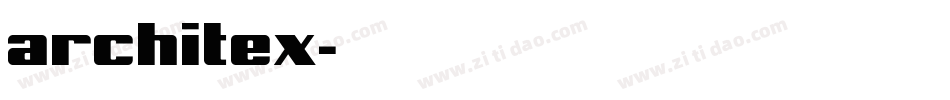 architex字体转换