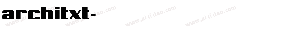 architxt字体转换