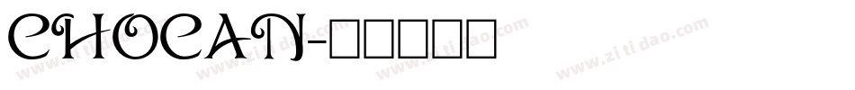 CHOCAN字体转换