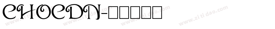 CHOCDN字体转换
