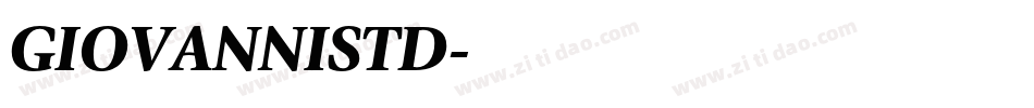 GIOVANNISTD字体转换
