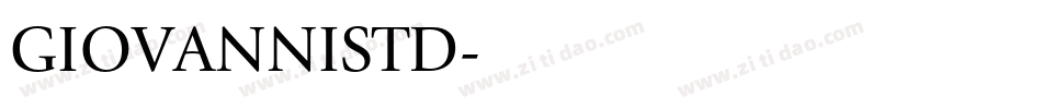 GIOVANNISTD字体转换
