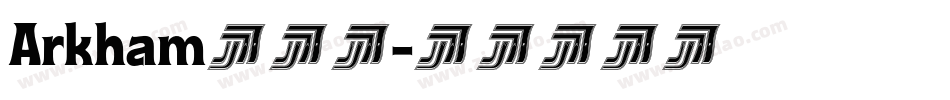 Arkham手机版字体转换