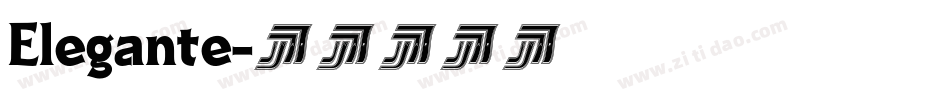 Elegante字体转换