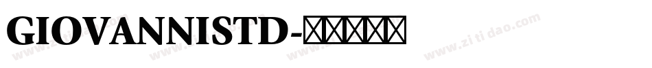GIOVANNISTD字体转换