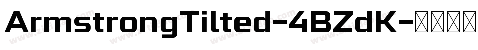 ArmstrongTilted-4BZdK字体转换