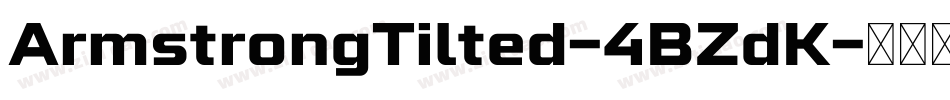 ArmstrongTilted-4BZdK字体转换