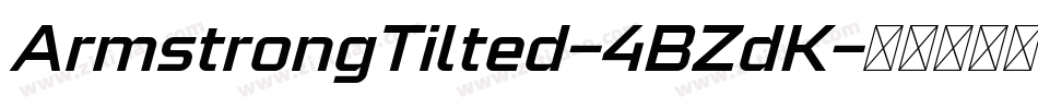 ArmstrongTilted-4BZdK字体转换