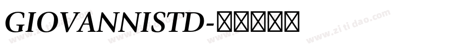 GIOVANNISTD字体转换