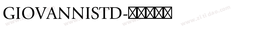 GIOVANNISTD字体转换