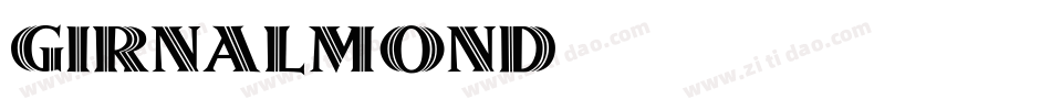 Girnalmond字体转换