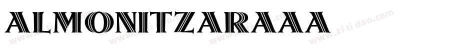 almonitzaraaa字体转换