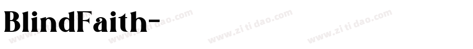 BlindFaith字体转换