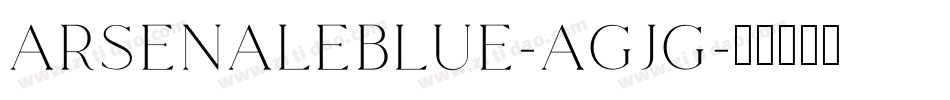 ArsenaleBlue-aGjg字体转换