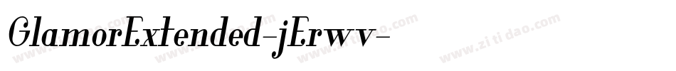 GlamorExtended-jErwv字体转换
