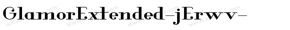 GlamorExtended-jErwv字体转换