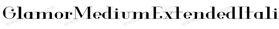 GlamorMediumExtendedItalic-K7dXo字体转换