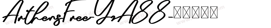 ArthensFree-YzA88字体转换