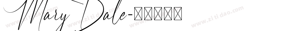 MaryDale字体转换