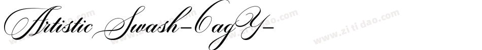 ArtisticSwash-6agY字体转换