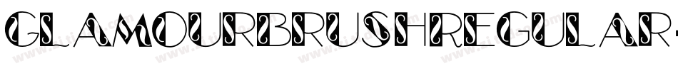 GlamourBrushRegular-G1jq字体转换