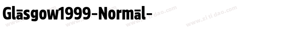 Glasgow1999-Normal字体转换
