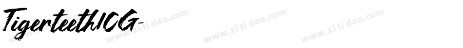 TigerteethICG字体转换