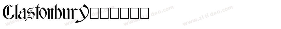 Glastonbury字体转换