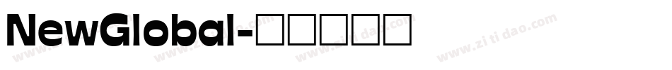 NewGlobal字体转换