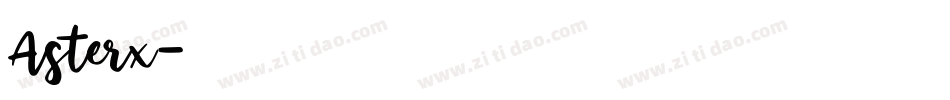 Asterx字体转换
