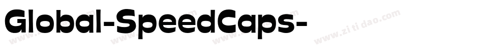 Global-SpeedCaps字体转换