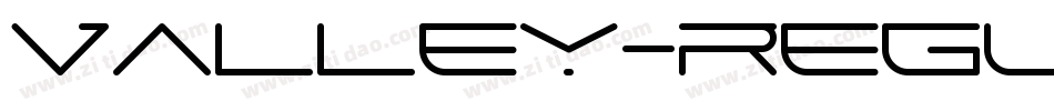 Valley-Regular字体转换