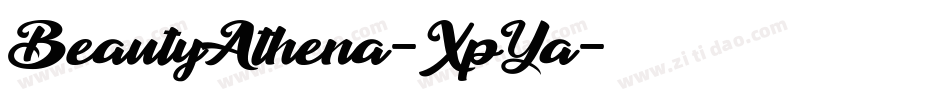 BeautyAthena-XpYa字体转换