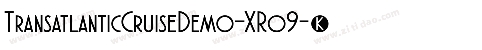 TransatlanticCruiseDemo-XRo9字体转换