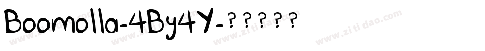Boomolla-4By4Y字体转换