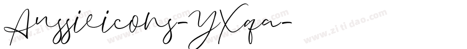 Aussieicons-YXqa字体转换