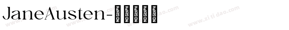 JaneAusten字体转换