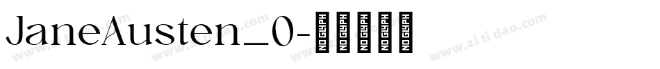 JaneAusten_0字体转换