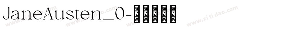JaneAusten_0字体转换