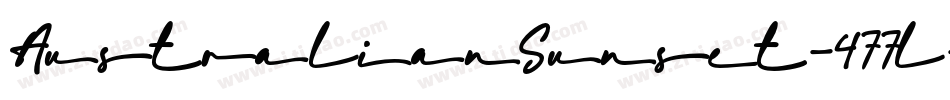 AustralianSunset-477l字体转换