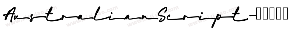 AustralianScript字体转换
