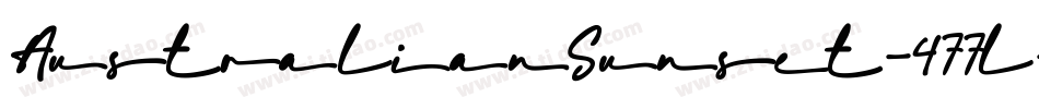 AustralianSunset-477l字体转换